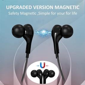 img 1 attached to 🎧 KINGONE USB C Headphones 2021 - HiFi Stereo Type C Earbuds with Mic & Volume Control | Compatible with Google Pixel 4/3/2 XL, Sony XZ2, OnePlus 6T, & More | 2 Earplugs Included - Black