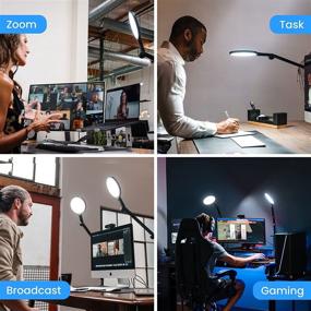 img 3 attached to 💡 Lume Cube Edge LED Desk Light: Remote Work Swing Arm Lamp with Clamp for Video Conferencing, Zoom Webcam, Task & Drafting, Adjustable Brightness & Color Temperature