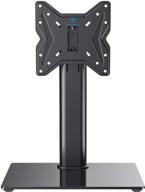 📺 подставка perlesmith swivel universal tv stand / base - настольная подставка для телевизоров lcd led от 19 до 39 дюймов - высота регулируется, с основанием из закаленного стекла, vesa 200x200 мм логотип