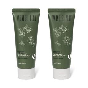 img 4 attached to 👣 Cracked Heel Foot Cream - Moisturizing Heel Cream for Dry, Flaky Skin - 100ml – Wonder Pedi (2 Pack Moisturizing Foot Balm)