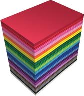 🎨 better office products 100 pack eva foam sheets, assorted colors (20 colors), 2mm thick, for arts and crafts - 5.5 x 8.5 inch sheets, 100 sheets logo