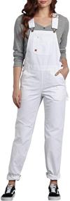img 3 attached to 👖 Enhanced SEO: Women's Denim Bib Overall by Dickies