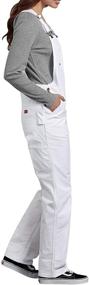 img 2 attached to 👖 Enhanced SEO: Women's Denim Bib Overall by Dickies