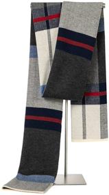 img 3 attached to 🧣 Stay Warm in Style with Villand Australian Merino Knitted Neckwear – The Ultimate Men's Scarf Accessories