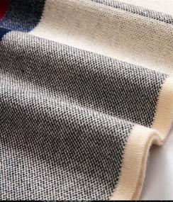 img 2 attached to 🧣 Stay Warm in Style with Villand Australian Merino Knitted Neckwear – The Ultimate Men's Scarf Accessories