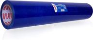 🔵 xfasten floor protection film 24-inch x 200-foot roll: 3 mils blue self-adhesive plastic film for hardwood floor protection, residue-free painting & construction - sticky floor protective film roll logo