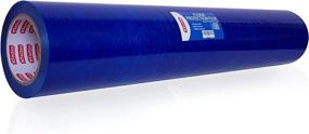 img 4 attached to 🔵 XFasten Floor Protection Film 24-inch x 200-foot Roll: 3 mils Blue Self-Adhesive Plastic Film for Hardwood Floor Protection, Residue-Free Painting & Construction - Sticky Floor Protective Film Roll