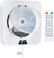 📻 versatile wall-mountable cd player with bluetooth, remote control, and hifi speakers - ideal for personal home audio logo