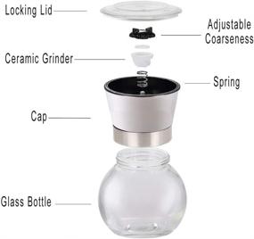 img 1 attached to Cuisinox Salt/Pepper/Flax Seed Mill: Efficient Spice Grinder for Precise Seasoning