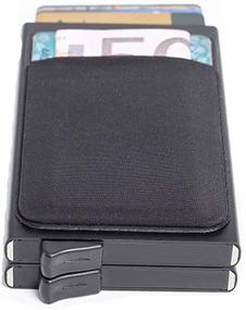 img 4 attached to 💼 Versatile Minimalist Wallet: Stylish Aluminium Pop Up Silver Men's Accessories for Wallets, Card Cases & Money Organizers