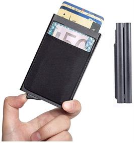 img 3 attached to 💼 Versatile Minimalist Wallet: Stylish Aluminium Pop Up Silver Men's Accessories for Wallets, Card Cases & Money Organizers