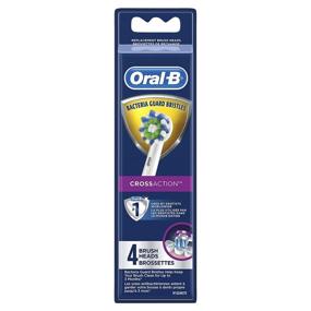 img 3 attached to 🦷 Oral-B CrossAction Electric Toothbrush Replacement Brush Heads Refill, 4ct - Improve SEO!