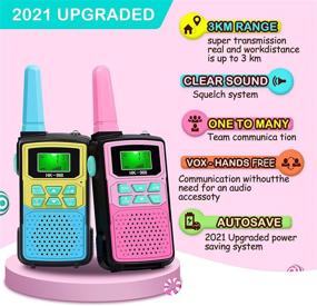 img 3 attached to WOROOM Kids Walkie Talkies Toys