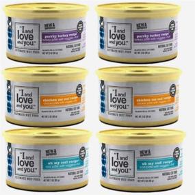 img 4 attached to 🐱 I AND LOVE AND YOU Grain Free Cat Food 6 Can Bundle: Purrky Turkey, Chicken Me Out, and Oh My Cod! - 3oz Each