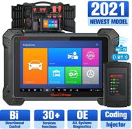 🔧 autel maxicom mk908: 2021 newest bi-directional wireless diagnostic scanner with ecu coding & advanced all system diagnosis - updated ms906bt version logo