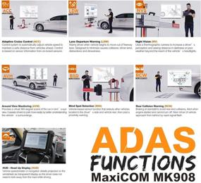 img 2 attached to 🔧 Autel MaxiCOM MK908: 2021 Newest Bi-Directional Wireless Diagnostic Scanner with ECU Coding & Advanced All System Diagnosis - Updated MS906BT Version