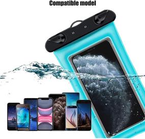 img 3 attached to 📱 Waterproof Phone Case - Jmart Floatable Dry Bag for Samsung Galaxy S21 Ultra, S20 Plus, S10, S9, Note 20, A01, A11, A21, A51, A71, A02S, A12, A32, A42, A52, iPhone 13 Pro Max, 12, 11, XS, XR, 8, Stylo 6 - Turquoise