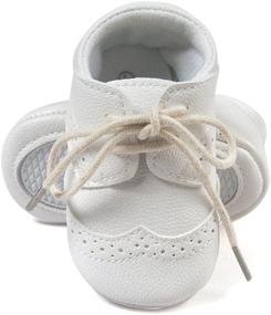 img 2 attached to Comfortable and Stylish Prewalker PU Sneakers for Baby Boys by ESTAMICO
