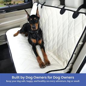 img 2 attached to 🐶 Premium Waterproof Non-Slip Dog Seat Cover for Cars, SUVs, and Small Trucks by 4Knines - Heavy-Duty Protection