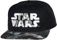 premium star wars mandalorian embroidered adjustable snapback hat - black baseball cap for adults logo