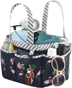 img 4 attached to 🚿 Convenient Haundry Portable Mesh Shower Caddy Basket Bag for Dorms, Camps, and Gyms