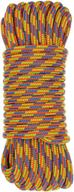 5400 lbs gm climbing 10mm (3/8in) double braid accessory cord rope - ideal for prusik hauling and dragging logo