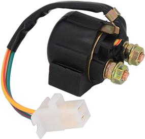 img 1 attached to BOOTOP Starter Solenoid Relay + Starter Motor for 4-Stroke GY6 Engine 50cc 150cc 200cc 250cc ATV Dirt Bikes Scooters Go Kart - Taotao SUNL Coolster Baja Roketa Compatible