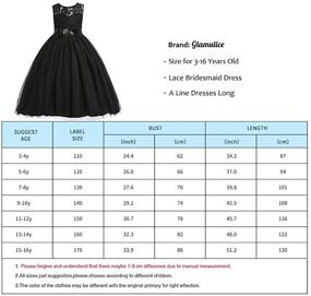 img 3 attached to Elegance and Style: Glamulice Bridesmaid Wedding Pageant Dresses for Girls' Clothing and Dresses