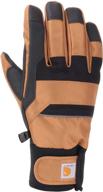 carhartt men's flexer glove black: durable and flexible comfort for all-day work logo