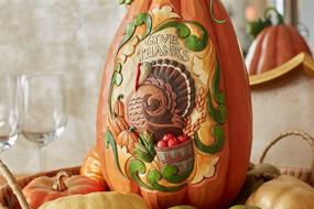 img 2 attached to Статуэтка Enesco Heartwood Thank Pumpkin