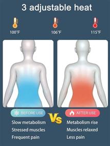 img 1 attached to 💆 Электрический массажер спины "Пульс" с подогревом: Эффективный беспроводной глубокий тканевый массажер для снятия спины - Идеальный подарок для мамы, папы или друзей на их день рождения!