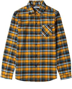 img 3 attached to Tronjori Boy's Stylish Long Sleeve Button Down Woven Shirt for a Dapper Look