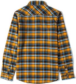 img 2 attached to Tronjori Boy's Stylish Long Sleeve Button Down Woven Shirt for a Dapper Look