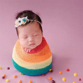 img 3 attached to Zeroest Newborn Photography Blanket Flexible