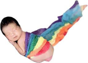 img 4 attached to Zeroest Newborn Photography Blanket Flexible