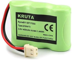 img 3 attached to Kruta BT-17333 BT-27333 Handset Telephone Battery Pack - Rechargeable 2/3AA 3.6V NI-CD Cordless Phone Battery Compatible with Vtech BT17333 BT27333 BT-17233 BT17233 BT-163345 CS5121 (Set of 3)