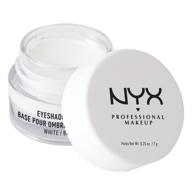 nyx professional makeup eyeshadow base 💄 primer - white, 0.25 oz (single pack) logo