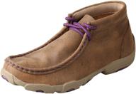 👟 мокасины для молодежи twisted x chukka в стиле драйвинга, цвет bomber & purple, размер 12.5 m логотип