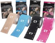 🏋️ ct tape sports: best breathable, latex-free kinesiology tape for sensitive skin - therapeutic recovery tape with pain relief - enhance athletic performance, suitable for muscles, knees, shoulders, ankles, and back logo