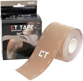 img 3 attached to 🏋️ CT Tape Sports: Best Breathable, Latex-Free Kinesiology Tape for Sensitive Skin - Therapeutic Recovery Tape with Pain Relief - Enhance Athletic Performance, Suitable for Muscles, Knees, Shoulders, Ankles, and Back