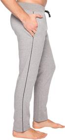 img 2 attached to 👖 Fleece Lined Lounge Sweatpants for Men: Ultimate Comfort and Style