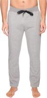 👖 fleece lined lounge sweatpants for men: ultimate comfort and style logo