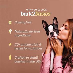 img 2 attached to 🐶 Bark 2 Basics Face Furst Scrub Dog Shampoo 1 Gallon: Tear Stain Remover, Exfoliating Cleanser, Soap and Cruelty Free