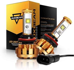 img 4 attached to 💡 Auxbeam H11 LED Bulbs, H8 H9 H11 Conversion Kit 60W 6000lm XHP50 LED Chips Fog Light - F-16 Series