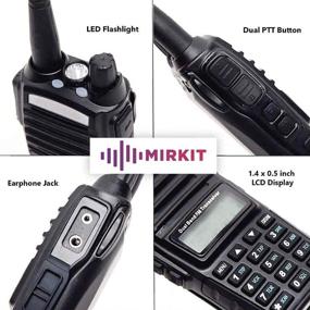 img 2 attached to 📻 Mirkit 2Х Ham Radios BAOFENG UV-82 MK5 - Powerful 8 Watt Max Power - 2021 Edition with Long-Lasting 2800mAh Battery & Baofeng Programming Cable- Mirkit FTDI Model 3 Red - Two Way Radio with Mirkit Lanyards