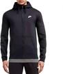 nike sportswear zip up hoodie paneled men's clothing for active logo
