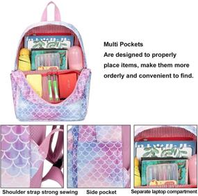 img 1 attached to Backpack School Preschool Kindergarten BookBag Kids' Furniture, Decor & Storage for Backpacks & Lunch Boxes