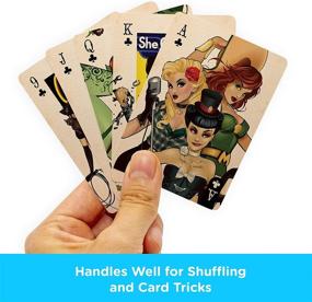 img 1 attached to 🃏 DC Comics Bombshells Playing Cards - Aquarius Bombshells Themed Deck for Card Games - Officially Licensed DC Comics Merchandise & Collectibles