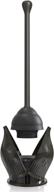 hideaway toilet plunger with drip-free holder: heavy duty & efficient for bathroom логотип