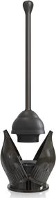 img 4 attached to Hideaway Toilet Plunger with Drip-Free Holder: Heavy Duty & Efficient for Bathroom